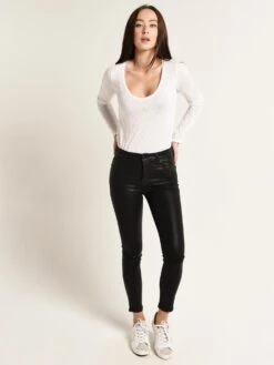 Citizens Of Humanity Women's Rocket Ankle High Rise Skinny Jean -Standrews Links Officials Store 1759 805 blackleatherettealt3