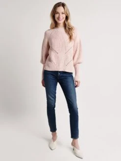 Joie Landyn Sweater -Standrews Links Officials Store 18 3 002621 sw01096 pinkskyalt1