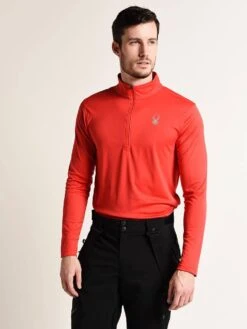 Spyder Men's Limitless Solid Zip T-Neck 8 Spyder Men's Limitless Solid Zip T-Neck -Standrews Links Officials Store 181354 600red f1fa40d7 551a 43e2 b3df f4a037f20c06