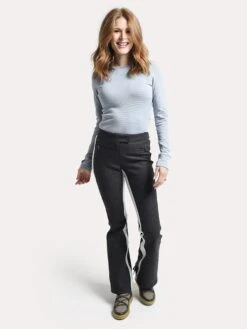 Erin Snow Rye Top In Pinstripe Merino -Standrews Links Officials Store 1813930 taupestripealt1