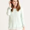 Project J Women's Striped Tassel Sweater