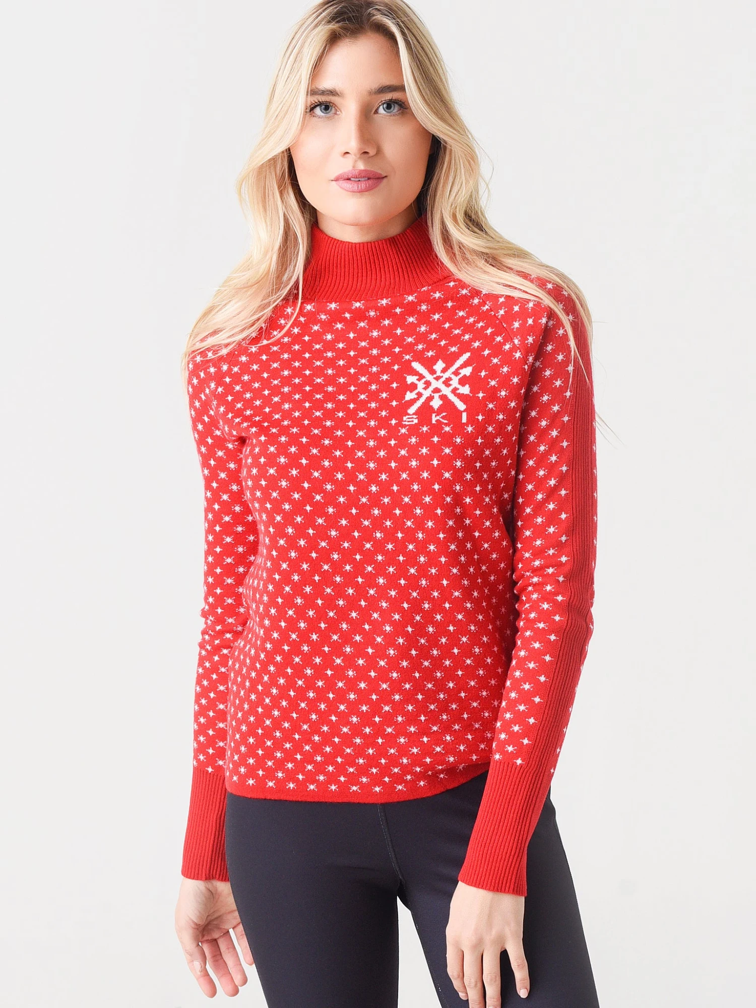 Krimson Klover Women's Showcase Mock Neck Sweater 2 Krimson Klover Women's Showcase Mock Neck Sweater - Image 2