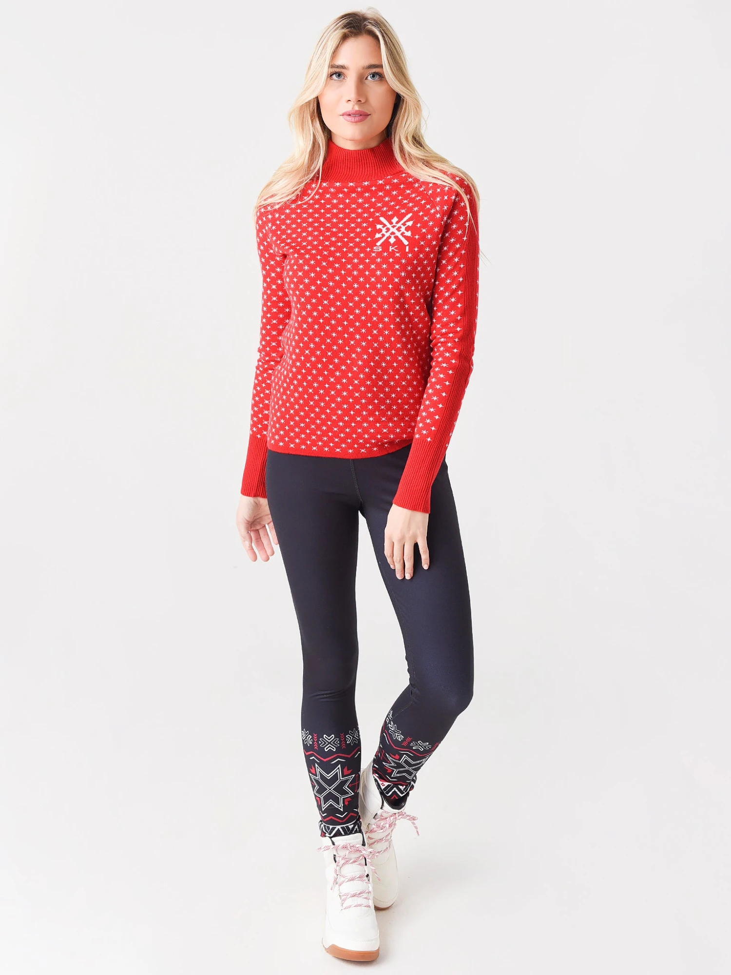 Krimson Klover Women's Showcase Mock Neck Sweater 3 Krimson Klover Women's Showcase Mock Neck Sweater - Image 3