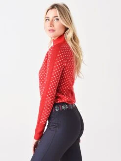 Krimson Klover Women's Showcase Mock Neck Sweater 12 Krimson Klover Women's Showcase Mock Neck Sweater -Standrews Links Officials Store 1825 x603RACINGREDxAlt3 48716283