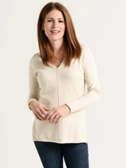 Project J Seamed V-Neck Sweater -Standrews Links Officials Store 18261 oatmeal 6650d400 ac88 4900 bbad 29cd9a16e66a