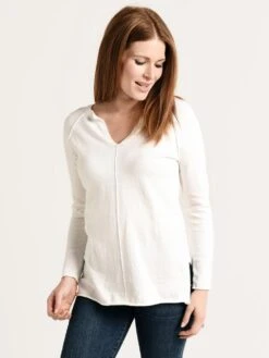 Project J Seamed V-Neck Sweater -Standrews Links Officials Store 18261 white 2b5086be 9f68 4601 96c9 81c7061ea53a
