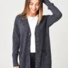 White + Warren Women's Cashmere Luxe Boyfriend Cardigan
