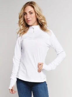 Obermeyer Women's Ballet 1/4 Zip Baselayer -Standrews Links Officials Store 19020 white 69afa1ea c2b9 48f9 a3bc 10a9f5429aa3