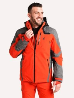 SPYDER Men's Leader GTX Jacket -Standrews Links Officials Store 191018 620VOLCANOalt1