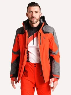 SPYDER Men's Leader GTX Jacket -Standrews Links Officials Store 191018 620VOLCANOalt4