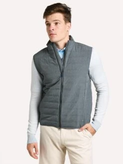 Stitch Cabrio Quilted Vest -Standrews Links Officials Store 191SA0505 NAVYBLAZERalt4
