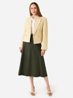 ALC Women's River Cotton Jacket -Standrews Links Officials Store 1JAKT00682xBARELYBEIGExAlt2 91299467