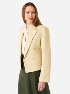 ALC Women's River Cotton Jacket -Standrews Links Officials Store 1JAKT00682xBARELYBEIGExAlt3 91299468