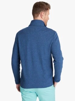 Vineyard Vines Men’s Saltwater Half Zip -Standrews Links Officials Store 1K000006 DEEPBAYalt1