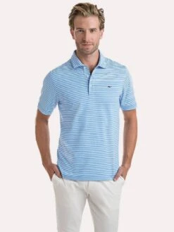 Vineyard Vines Men's Winstead Stripe Sankaty Polo