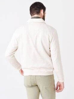 Mizzen+Main Men's Fairway Shawl Collar Pullover -Standrews Links Officials Store 1PO 0359xOATMEALHEATHERxAlt1 51475398