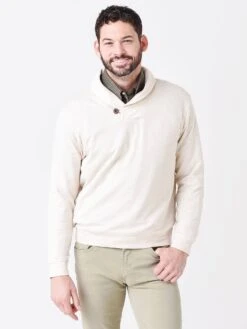 Mizzen+Main Men's Fairway Shawl Collar Pullover