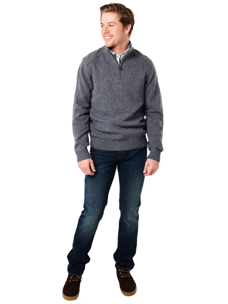 Vineyard Vines Men's Felt Shoulder 1/4 Zip Pullover 3 Vineyard Vines Men's Felt Shoulder 1/4 Zip Pullover - Image 3