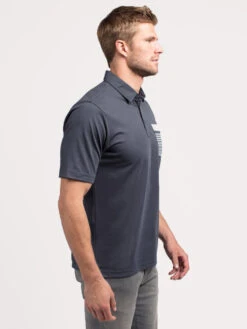 Travis Mathew Garcia Polo -Standrews Links Officials Store 1mq040 bluenightsalt1