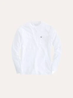 Vineyard Vines Men's Long Sleeve Dockside Tee -Standrews Links Officials Store 1v000013 whitecap 3849fb09 038f 4d98 9cd4 184b950fa9bf