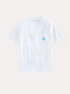 Vineyard Vines Short Sleeve Day On The Flats Pocket Tee -Standrews Links Officials Store 1v000071 whitecapalt1