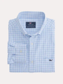 Vineyard Vines Performance Pepperbush Plaid Classic Tucker Shirt -Standrews Links Officials Store 1w3654 spinnakeralt1
