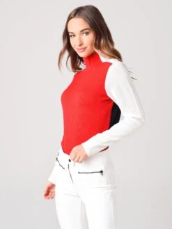 Erin Snow Women's Masha Extrafine Merino Sweater 6 Erin Snow Women's Masha Extrafine Merino Sweater -Standrews Links Officials Store 2014232xCHERRYSNOWBLACKxAlt2 20207691