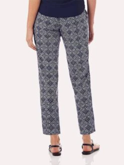 Jude Connally Jamie Stretch Ankle Length Trouser -Standrews Links Officials Store 201708 bmnbatikmedallionnavyalt1