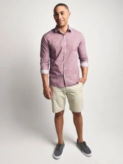 Bonobos Premium Casual Long Sleeve Slim Fit Shirt 7 Bonobos Premium Casual Long Sleeve Slim Fit Shirt -Standrews Links Officials Store 20216 smallfishalt1