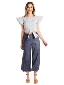 Milly Cropped Hayden Pant -Standrews Links Officials Store 206sd03975 bluealt1