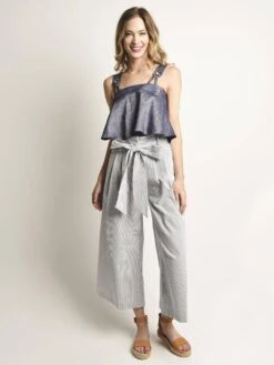 Milly Cropped Natalie Pant -Standrews Links Officials Store 206se030020 blackalt1