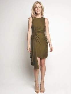 Milly Rachael Dress -Standrews Links Officials Store 207ws013786 olivealt1