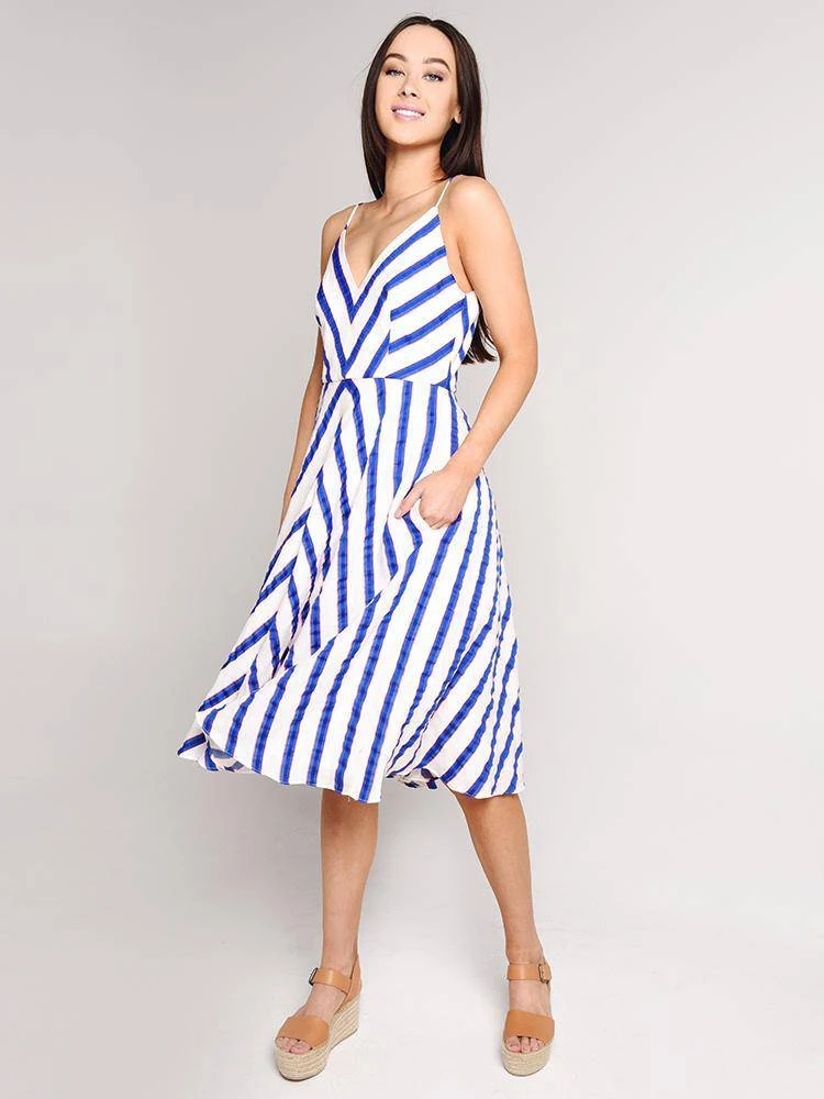 Milly Midi Length Monroe Dress 3 Milly Midi Length Monroe Dress - Image 3