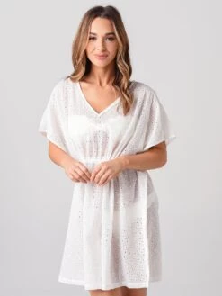 Heidi Klein Cairns Drawstring Mini Kaftan