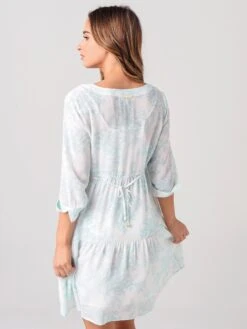Heidi Klein Marseille V Neck Tunic Dress -Standrews Links Officials Store 20SSME2875xPRINTMULTIxAlt2