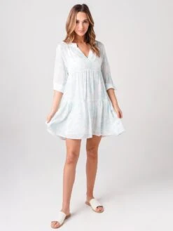 Heidi Klein Marseille V Neck Tunic Dress -Standrews Links Officials Store 20SSME2875xPRINTMULTIxAlt3