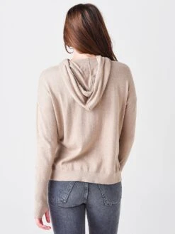 J Society Women's Cotton Hoodie W/ Patterned Ties -Standrews Links Officials Store 2102 xMINKxAlt3 46121859