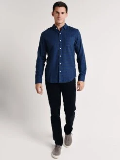 Bonobos Brushed Button Down Shirt -Standrews Links Officials Store 21734 henryplaid cedarshakesalt1