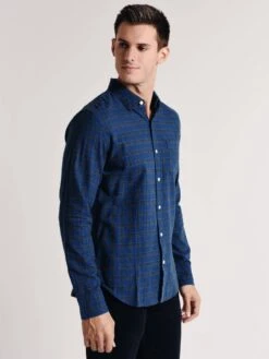 Bonobos Brushed Button Down Shirt -Standrews Links Officials Store 21734 henryplaid cedarshakesalt2