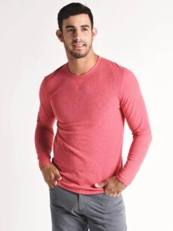 Bonobos Rib Double Face Coverstitch Crew