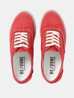 Re/Done Women's 70s Low Top Skate Sneaker -Standrews Links Officials Store 219 14W7LTSxFADEDCRIMSONxAlt2 36620595