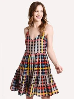 Carolina K Marieta Mini Dress -Standrews Links Officials Store 219k38 loplaidalt1
