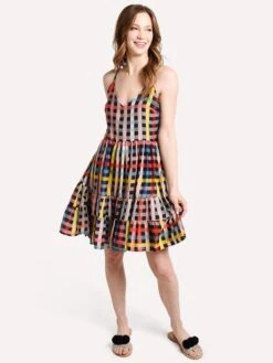 Carolina K Marieta Mini Dress -Standrews Links Officials Store 219k38 loplaidalt2