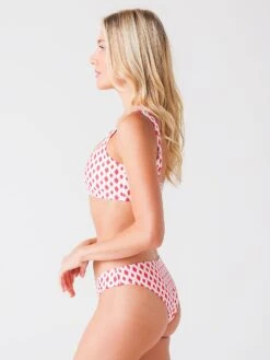 Heidi Klein Women's Marrakesh Square Neck Bikini Top -Standrews Links Officials Store 21HSMK 84xREDWHITExAlt2 41467868