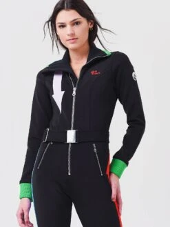 Cordova Women's Waterproof Stretch Up & Down Ski Suit -Standrews Links Officials Store 21UPDWN06xONYXCOLORBLOCKxAlt2 52956515