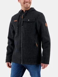 Obermeyer Men's Wyatt Wooly Jacket 10 Obermeyer Men's Wyatt Wooly Jacket -Standrews Links Officials Store 22054xBLACKxPrimary 12185030