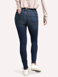 J Brand Women's Maria High-Rise Skinny Jean -Standrews Links Officials Store 23110O208 FLEETINGalt2