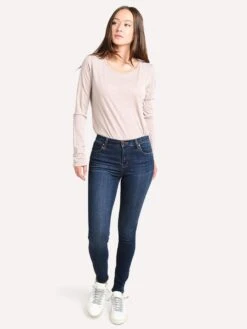 J Brand Women's Maria High-Rise Skinny Jean -Standrews Links Officials Store 23110O208 FLEETINGalt3