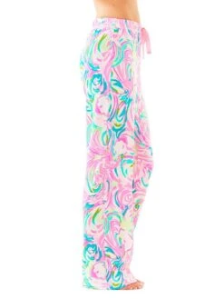 Lilly Pulitzer Knit PJ Pant -Standrews Links Officials Store 24415 635razberryrosealldayalt2