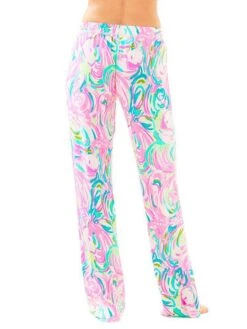 Lilly Pulitzer Knit PJ Pant -Standrews Links Officials Store 24415 635razberryrosealldayalt3